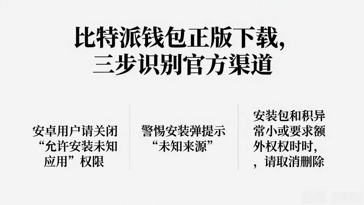 比特派钱包正版下载，三步识别官方渠道