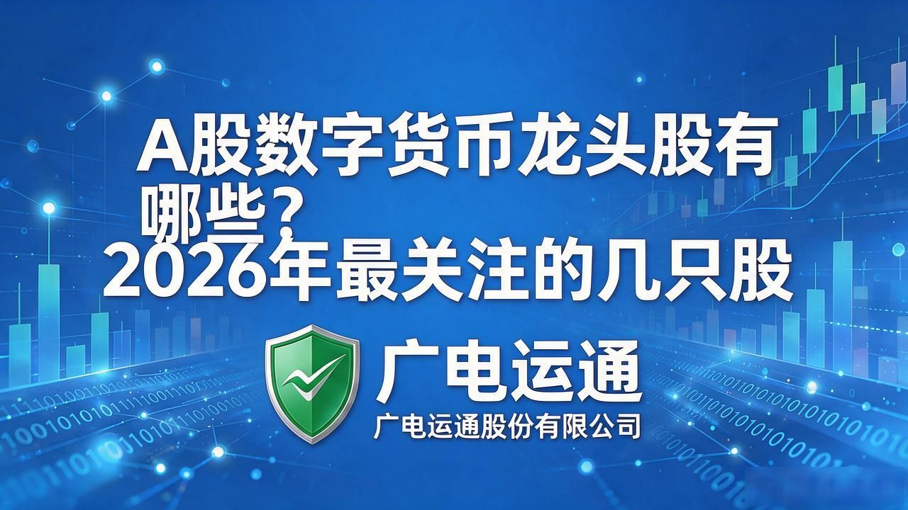 A股数字货币龙头股有哪些？2026年最关注的几只股