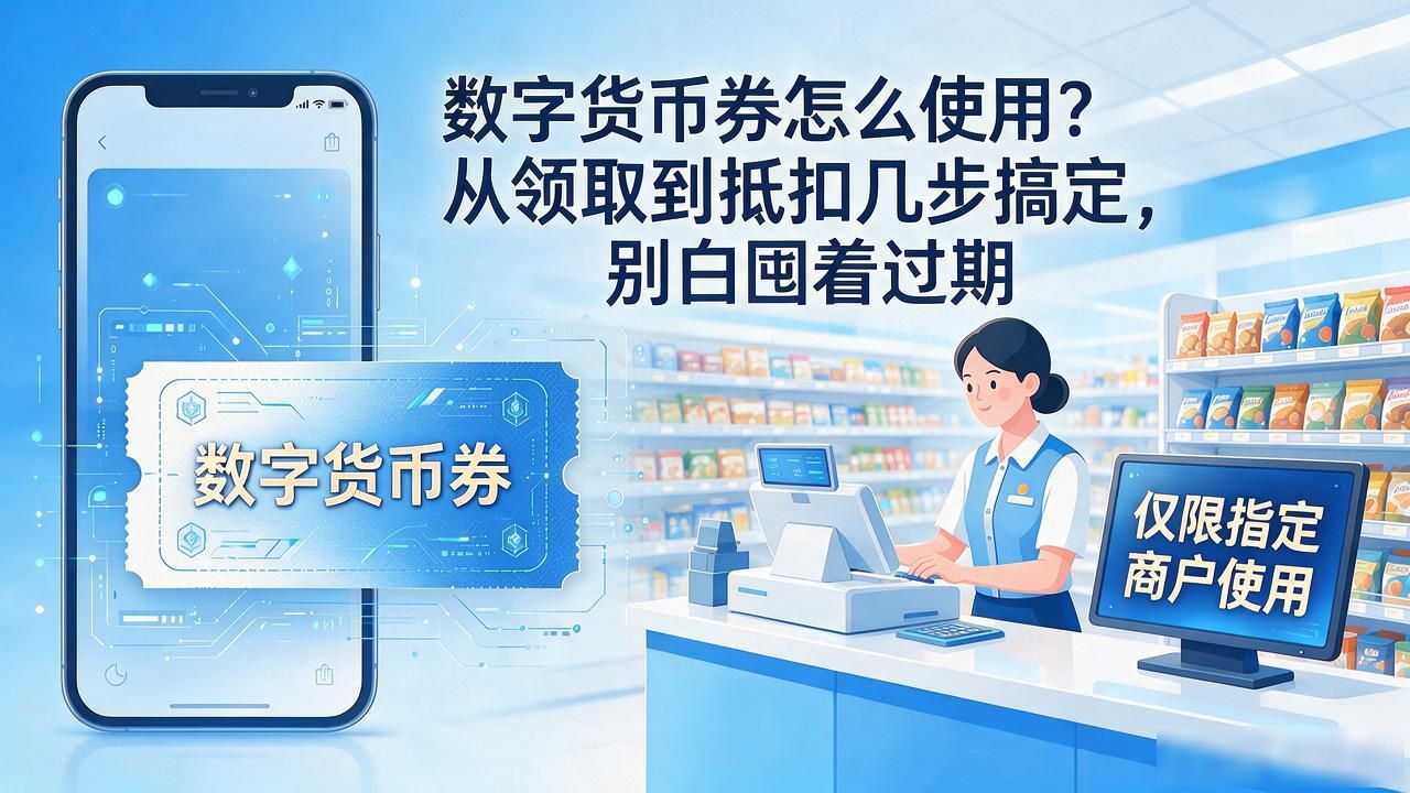 怎么用数字货币券_数字货币券使用方法_如何使用数字货币券