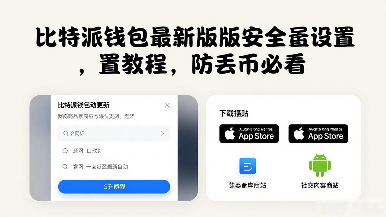 比特派钱包最新版安全设置教程，防丢币必看