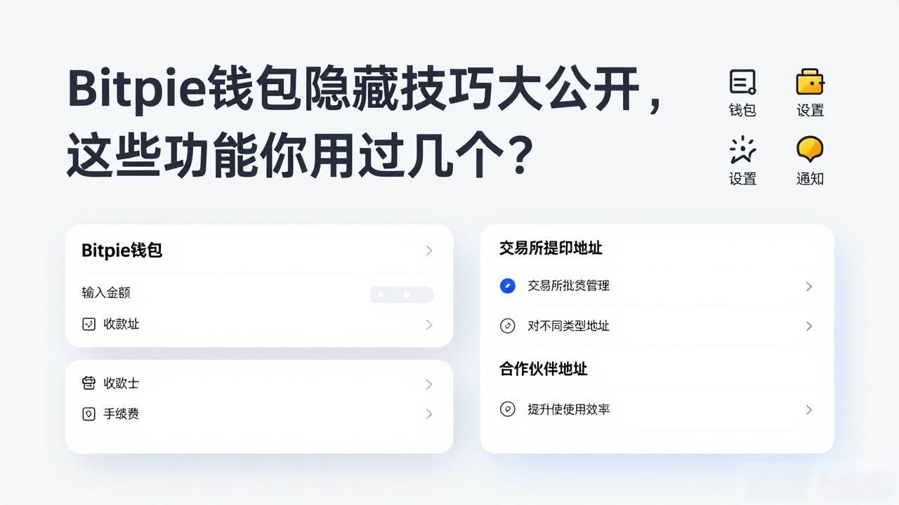 Bitpie钱包隐藏技巧大公开，这些功能你用过几个？