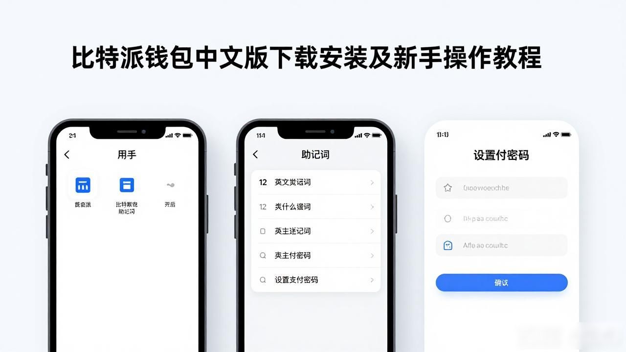 比特派钱包中文版下载安装及新手操作教程