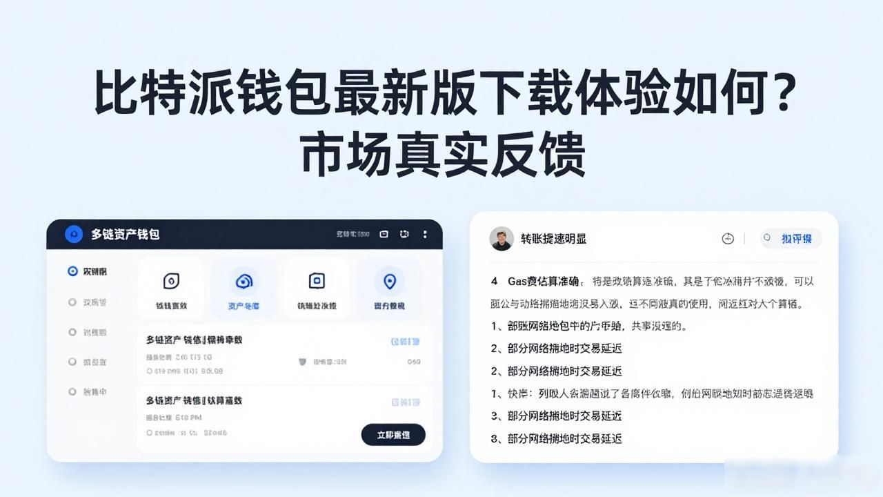 比特派钱包最新版下载体验如何？市场真实反馈