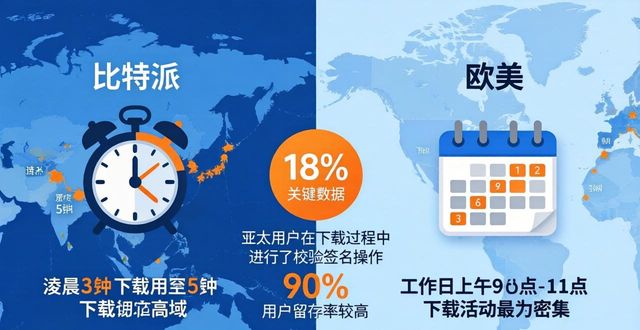比特派下载用户行为：三大习惯揭示更新规律