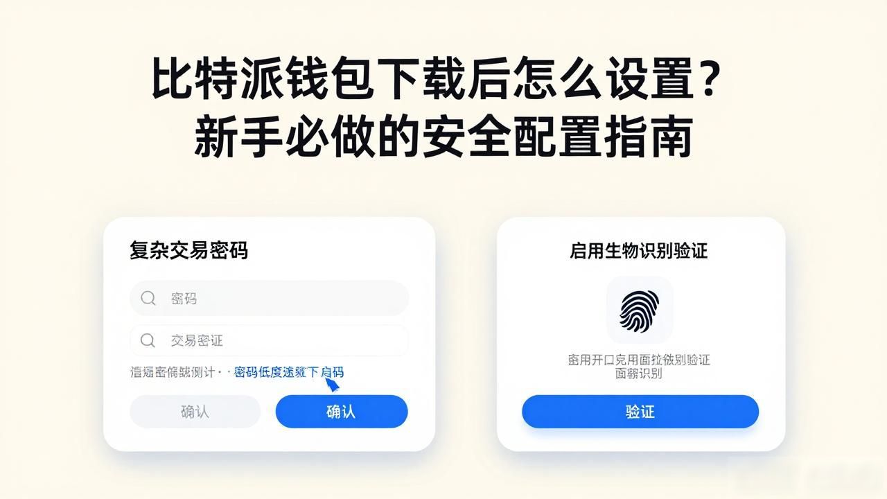 比特派钱包安全设置_比特派钱包官方下载后,你需要设置哪些内容?_加密货币钱包助记词备份