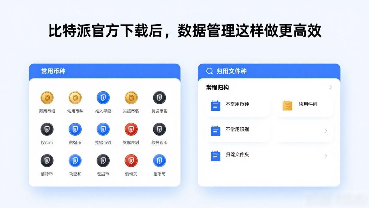 比特派官方下载后，数据管理这样做更高效