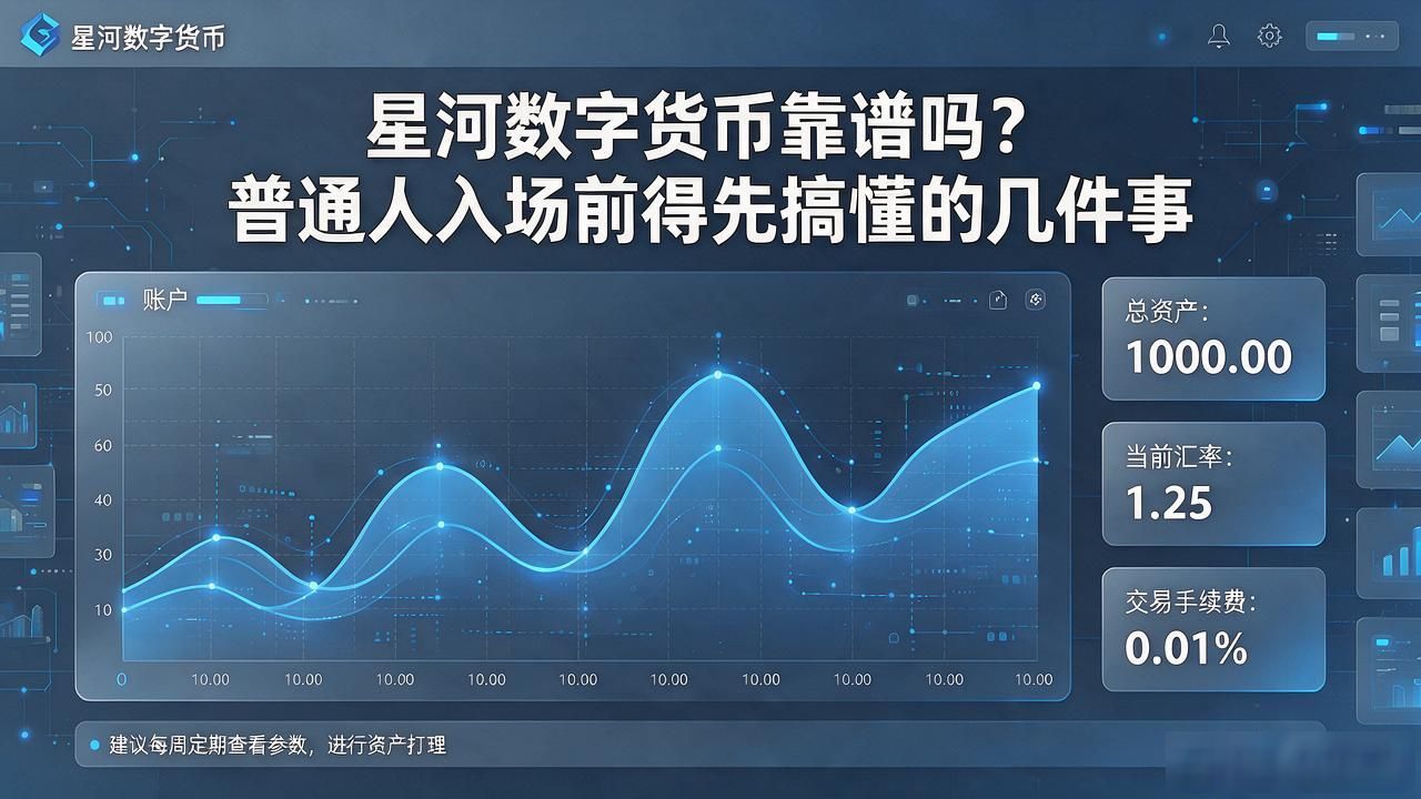 星河数字货币靠谱吗？普通人入场前得先搞懂的几件事
