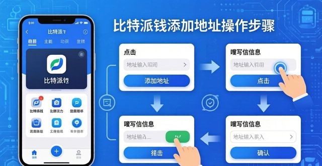 比特派钱包怎么添加地址？手把手教你操作