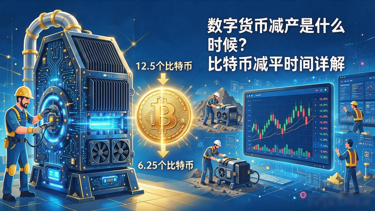 数字货币减产是什么时候？比特币减半时间详解