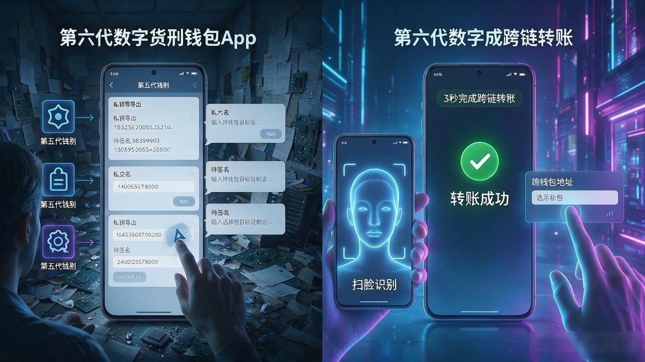 第六代数字货币钱包到底升级了什么？不再记助记词，生物锁成标配