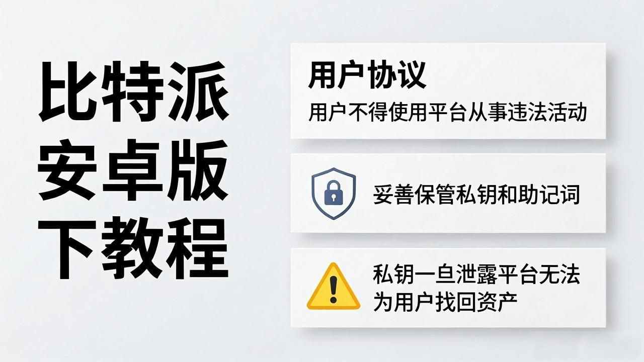 比特派安卓版下载教程：用户协议和隐私政策详解