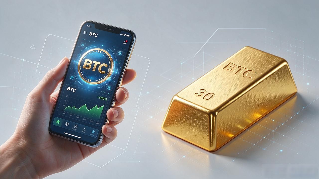 手里的数字货币能买黄金吗？我拿BTC换了30克黄金