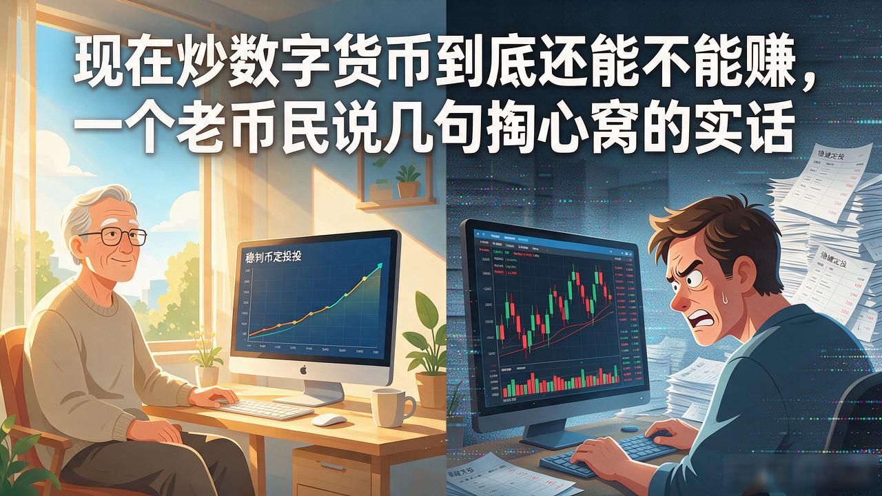 现在炒数字货币到底还能不能赚，一个老币民说几句掏心窝的实话