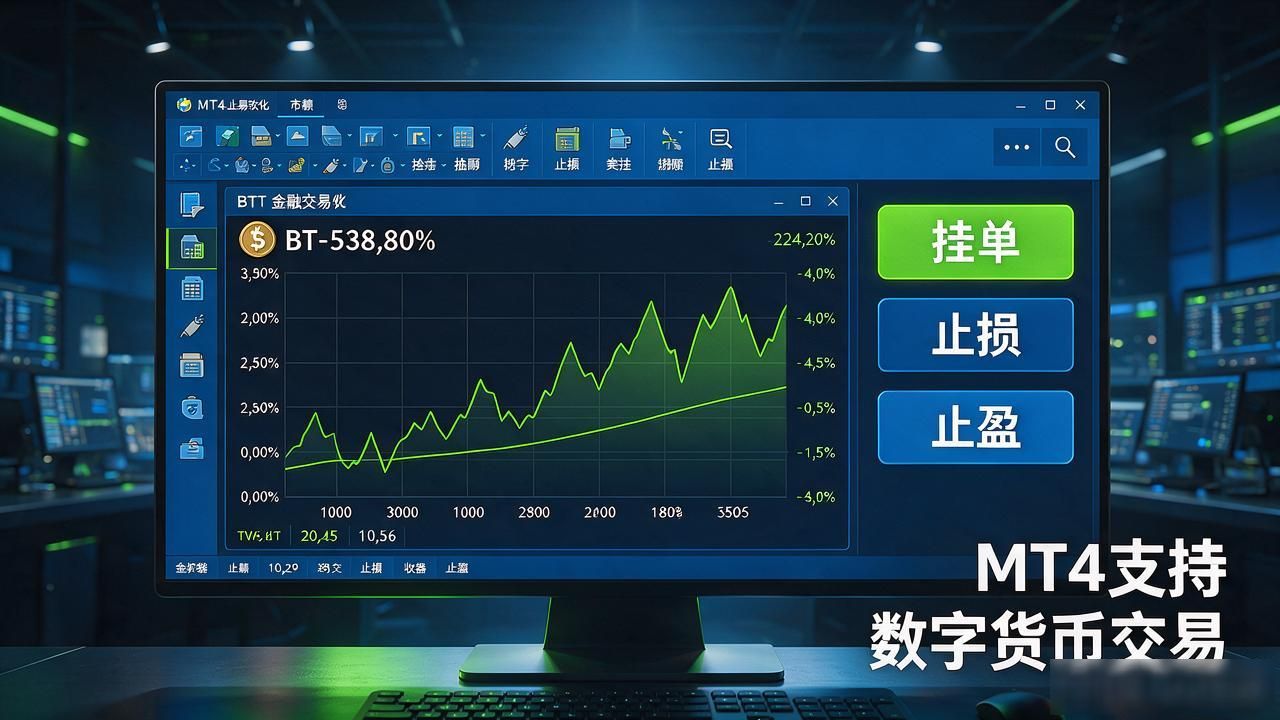 MT4支持数字货币交易吗？平台功能、开户与实操全介绍