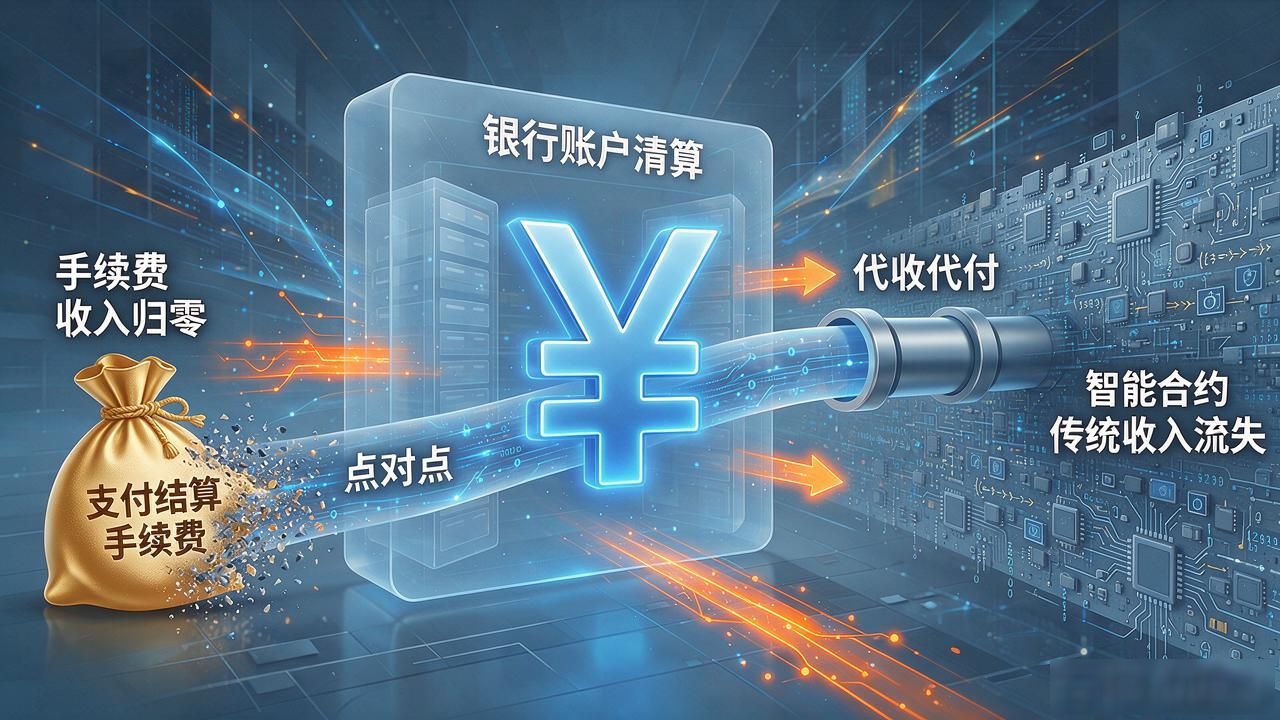 央行数字货币来了，银行的存款和中间业务会受多大冲击