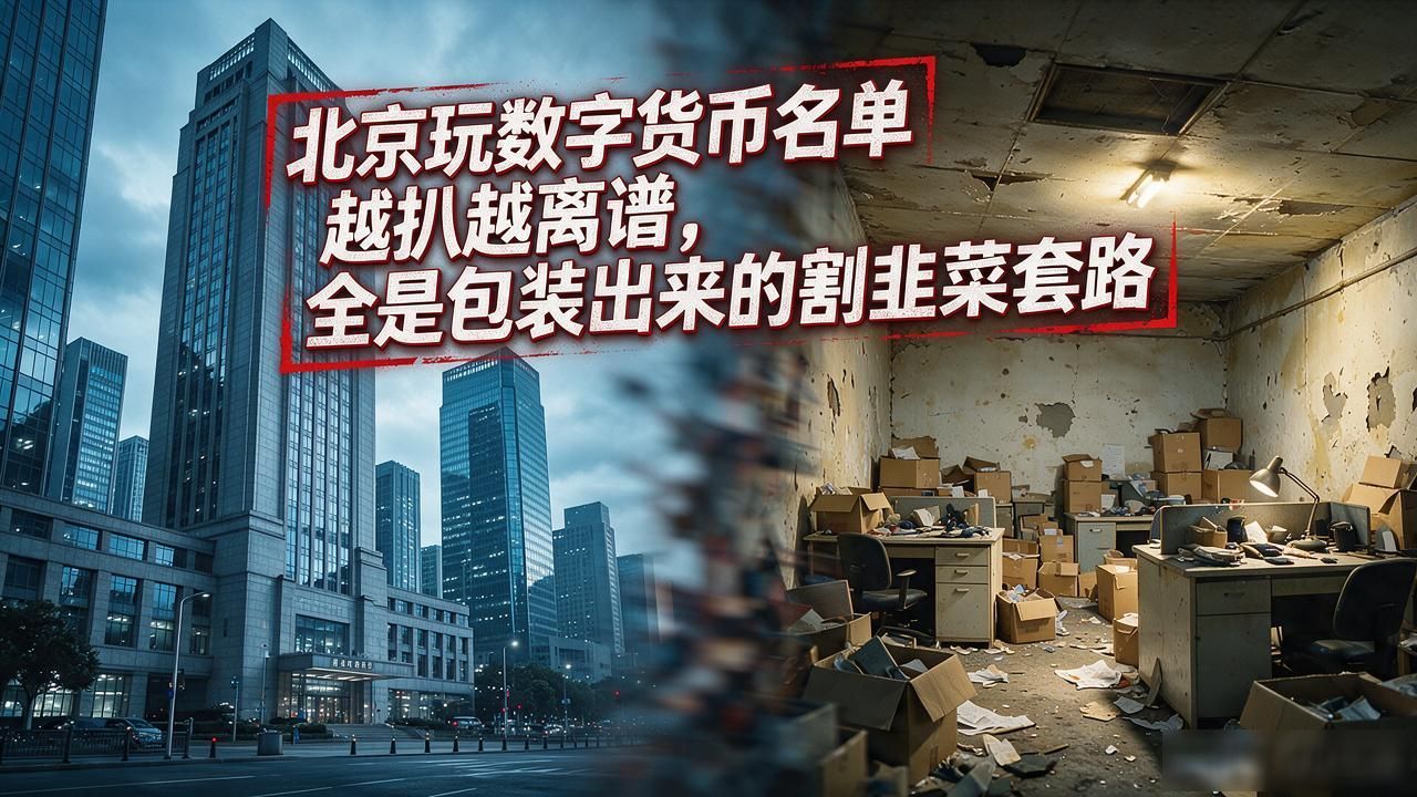 北京玩数字货币名单越扒越离谱，全是包装出来的割韭菜套路