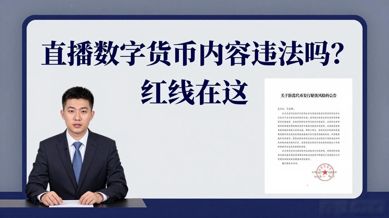 直播数字货币内容违法吗？红线在这