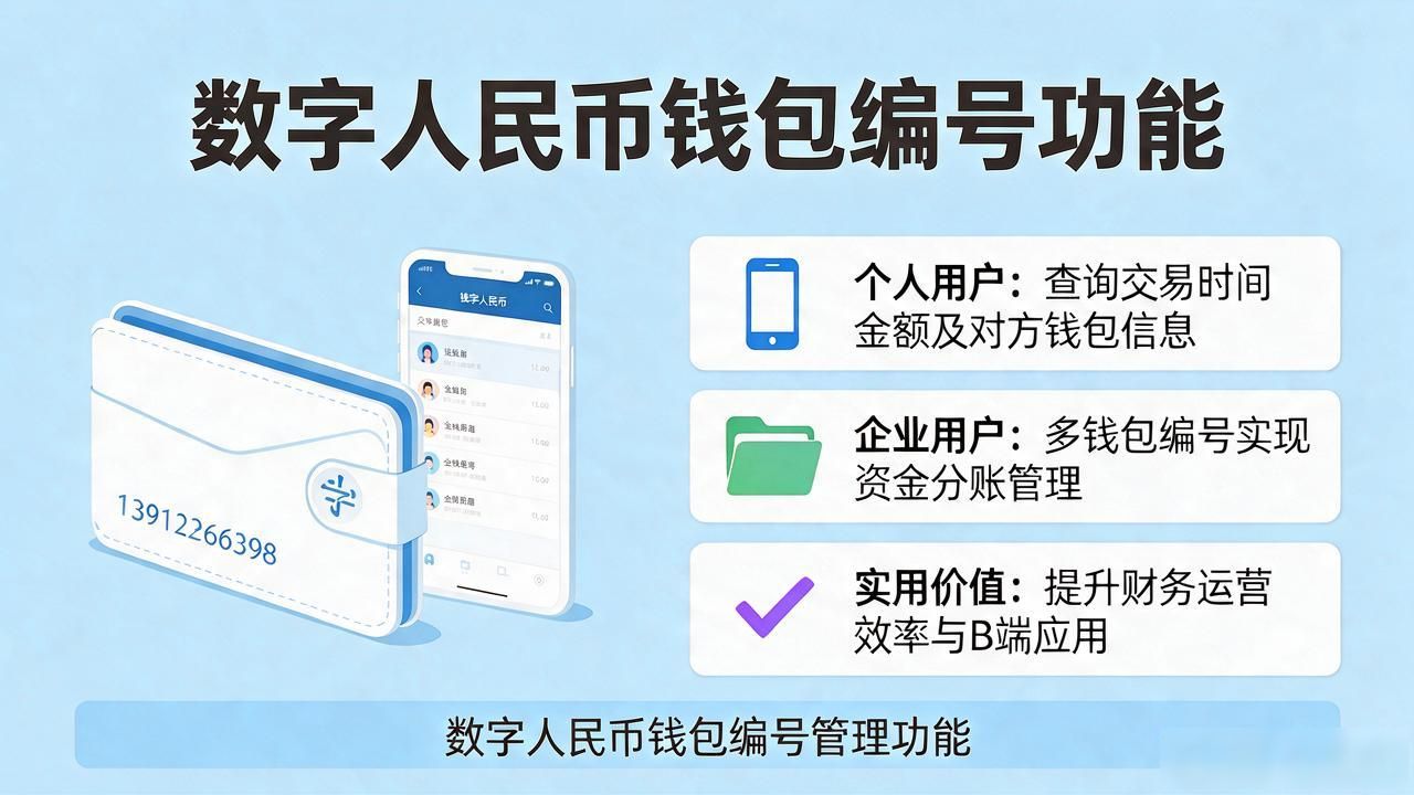数字人民币钱包编号是什么？一文讲清楚