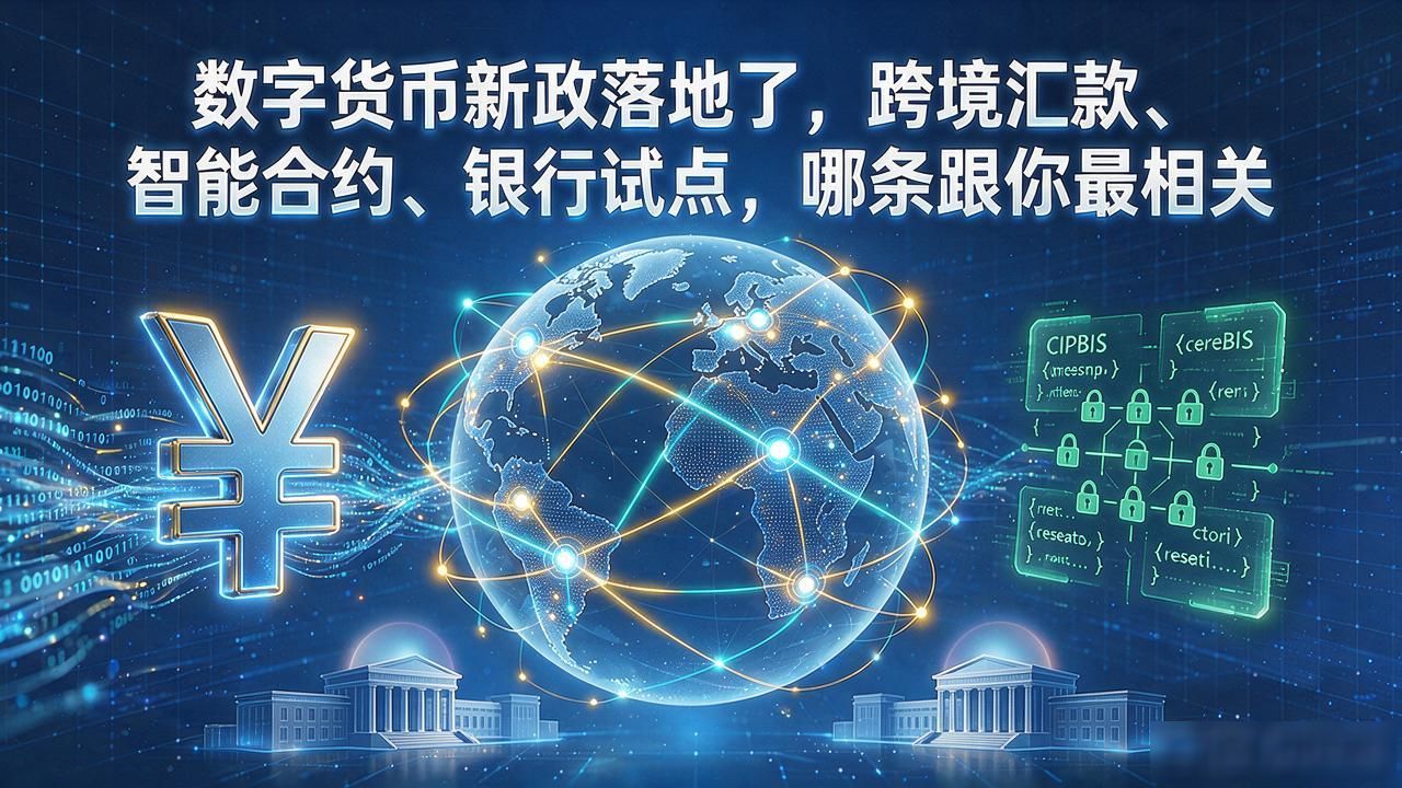 跨境结算CIPBIS系统接入_数字人民币智能合约试点_数字货币新政解读