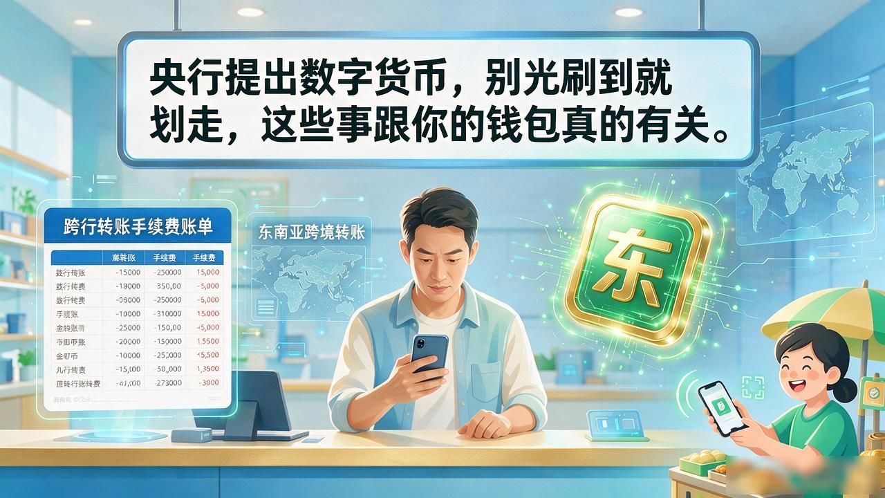 央行提出数字货币，别光刷到就划走，这些事跟你的钱包真的有关