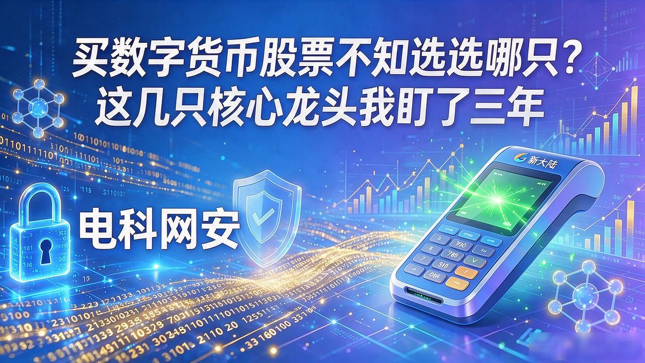买数字货币股票不知道选哪只？这几只核心龙头我盯了三年