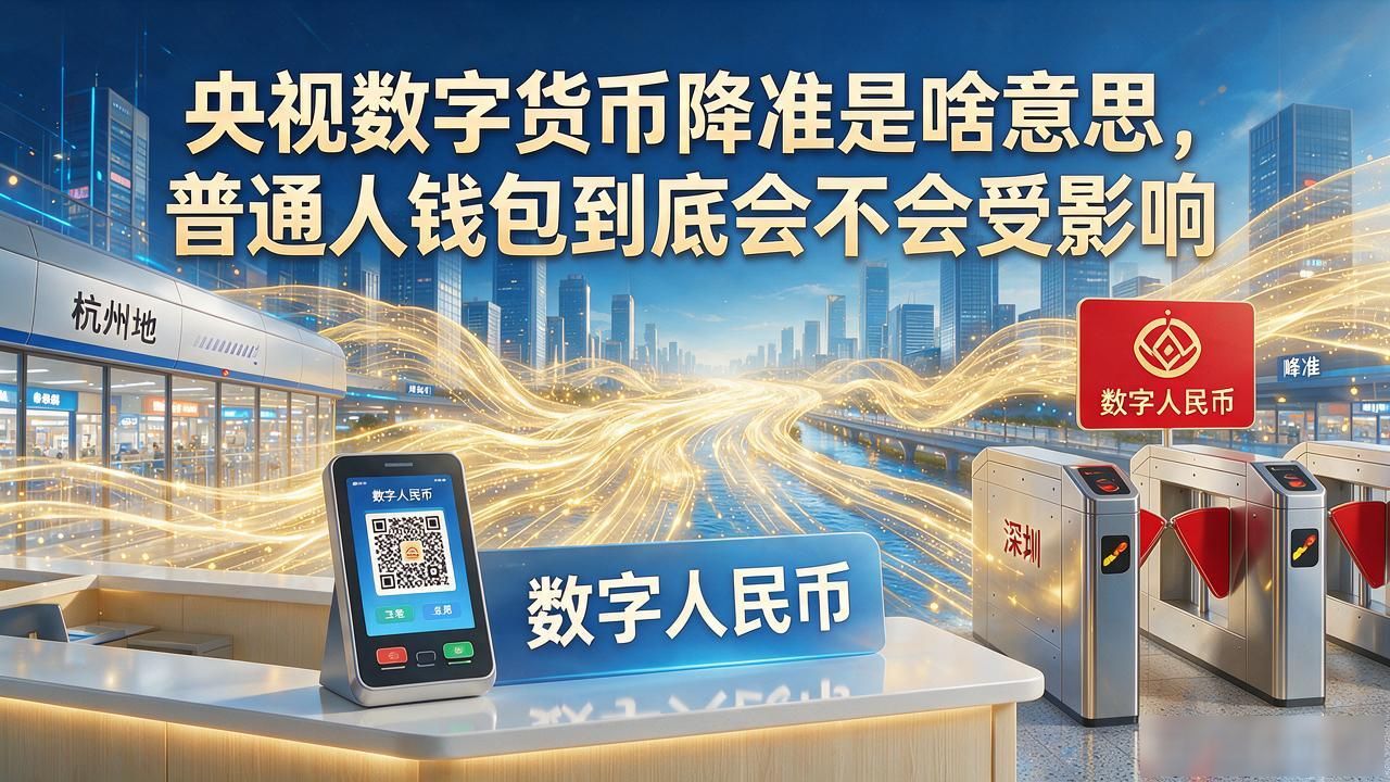 央视数字货币降准是啥意思，普通人钱包到底会不会受影响