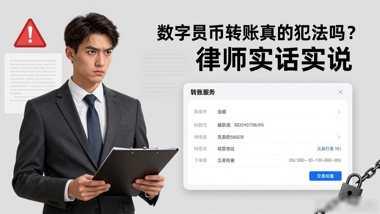 数字货币转账真的犯法吗？律师实话实说