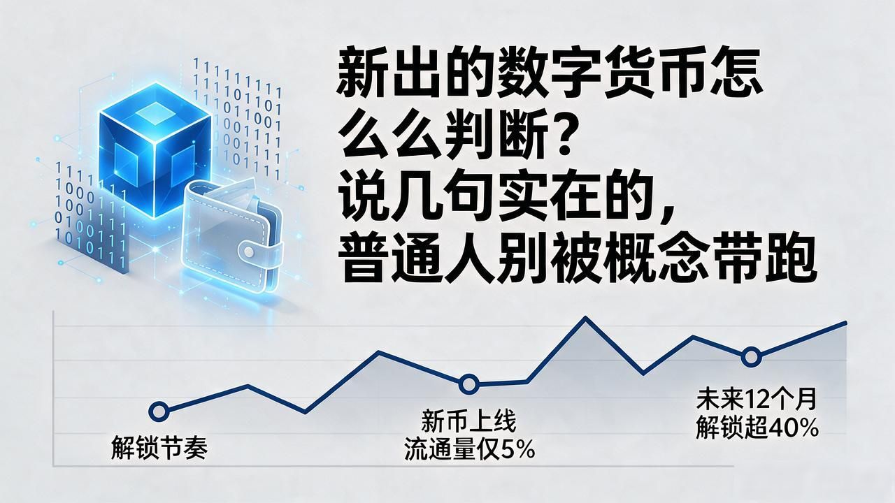 新出的数字货币怎么判断？说几句实在的，普通人别被概念带跑
