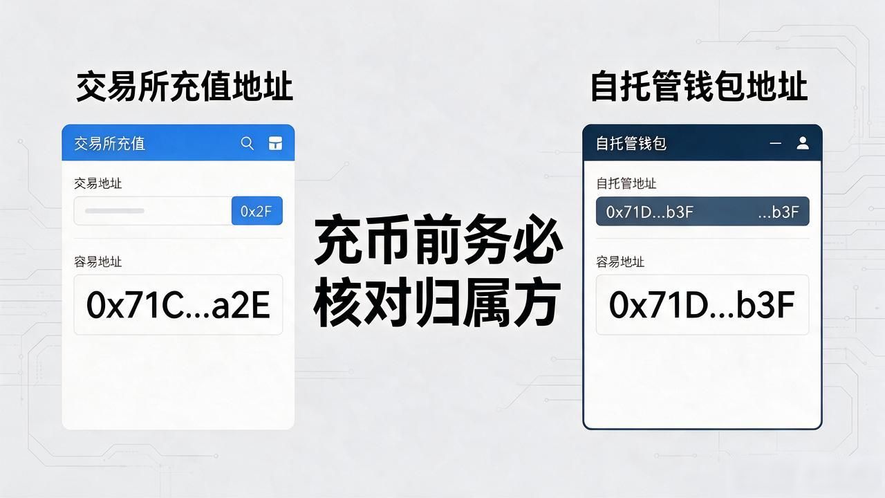 地址选错一笔就没了，数字货币充值地址选择这些细节你必须搞懂