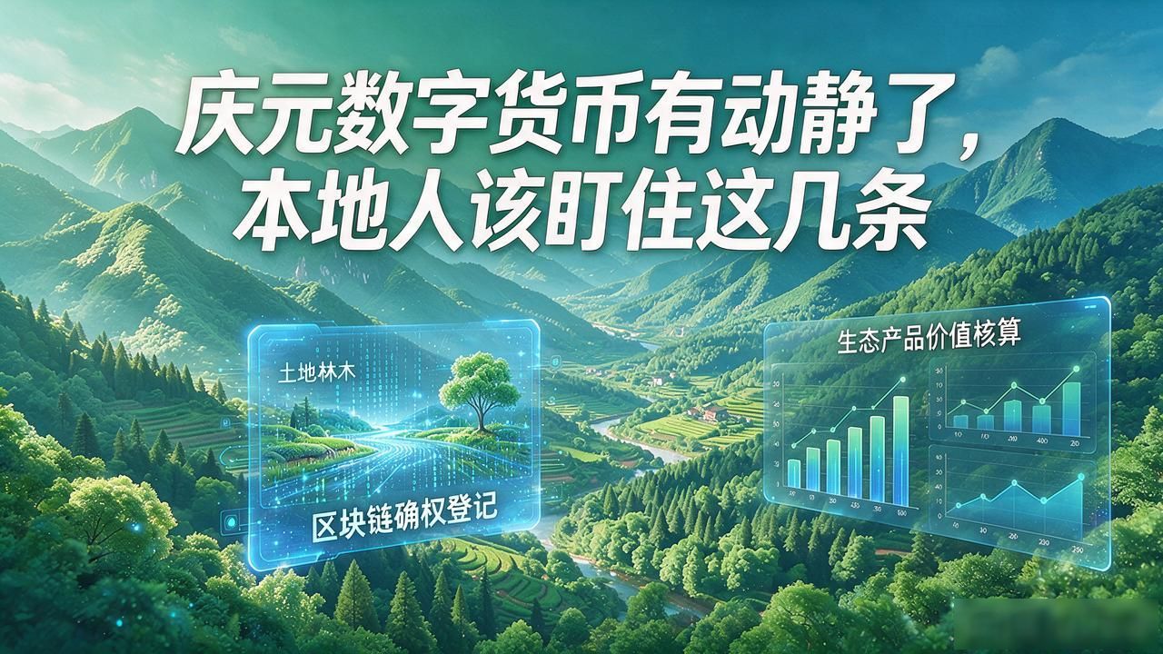 庆元数字货币最新消息_地方数据资产入表试水_庆元数字人民币试点扩面