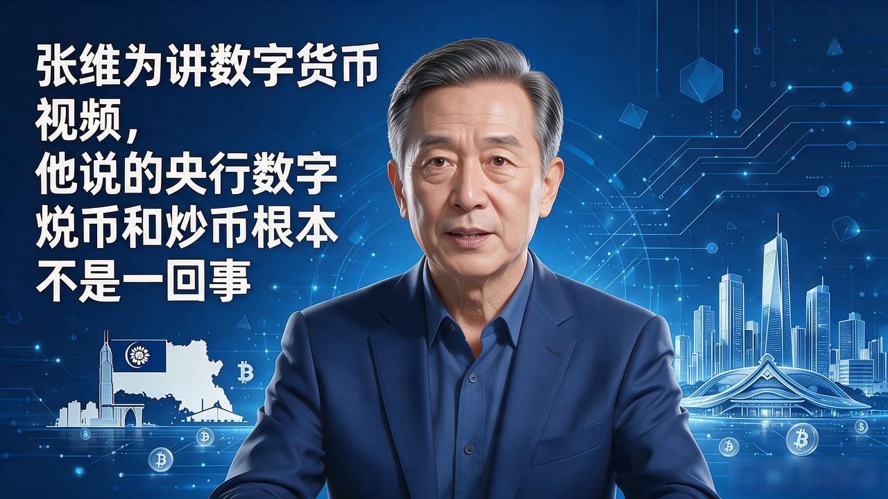 张维为讲数字人民币底层逻辑_央行数字货币数字主权意义_张维为讲数字货币视频