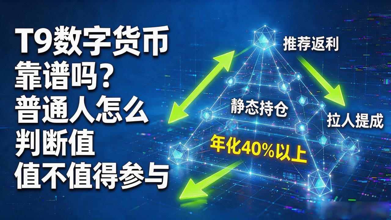 T9数字货币靠谱吗？普通人怎么判断值不值得参与