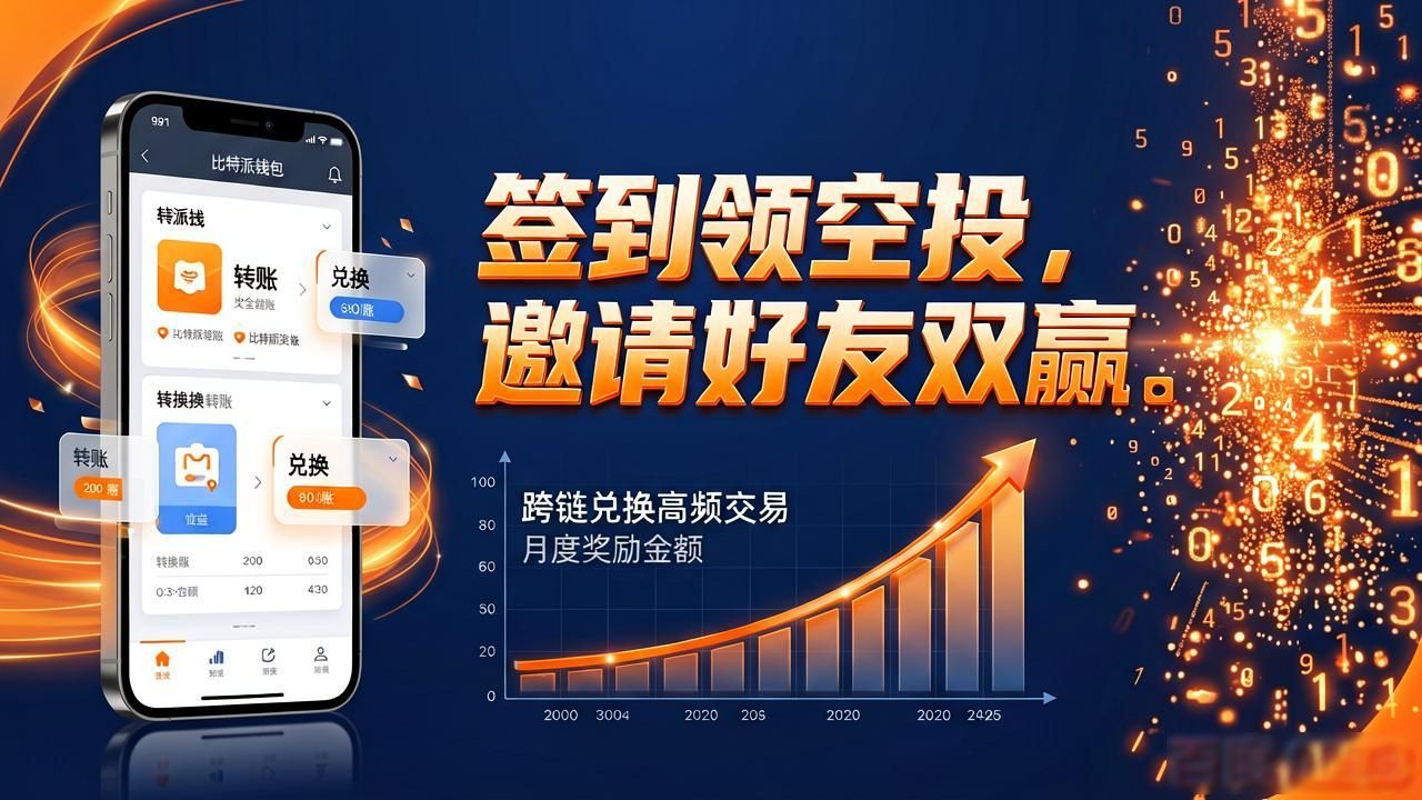 比特派钱包奖励计划：签到领空投，邀请好友双赢