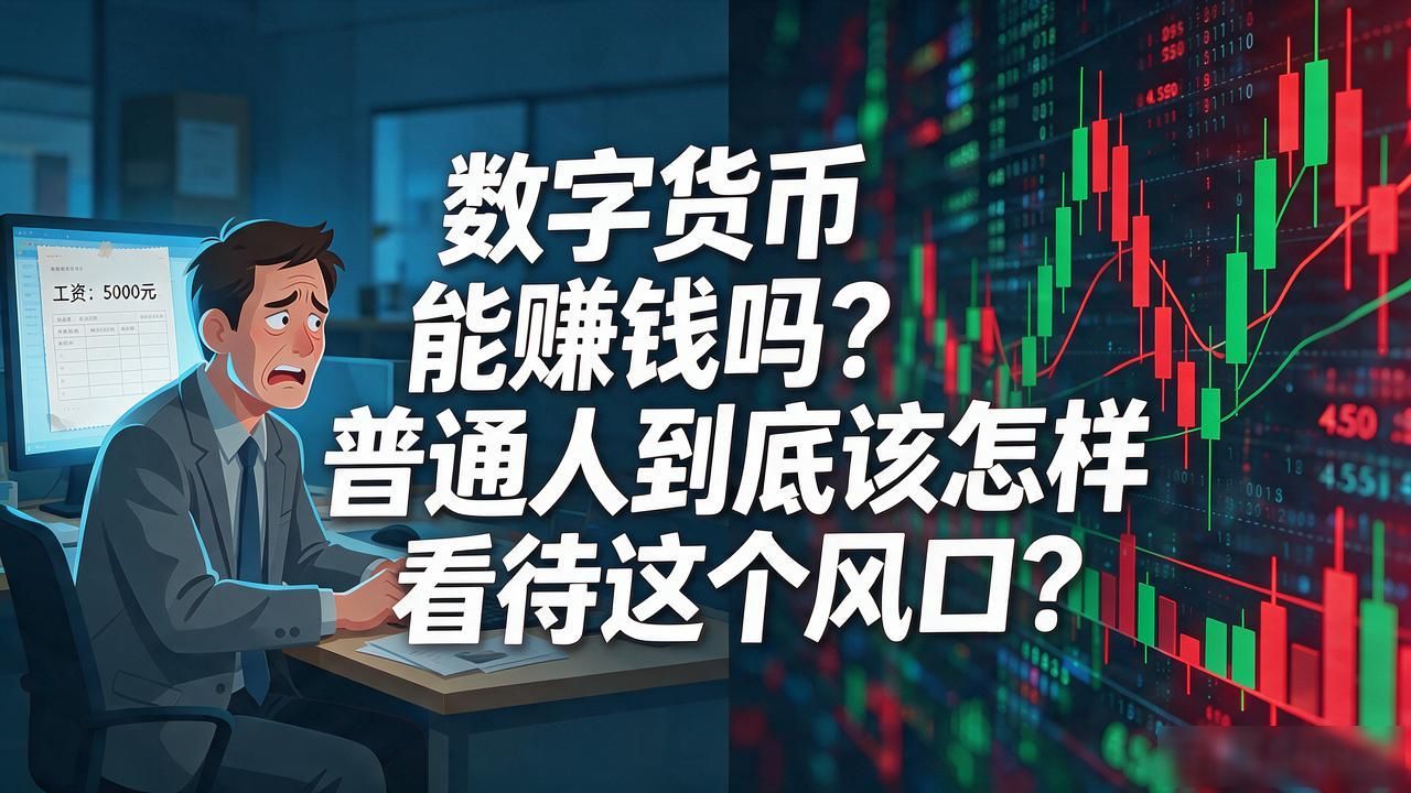 数字货币能赚钱吗？普通人到底该怎样看待这个风口