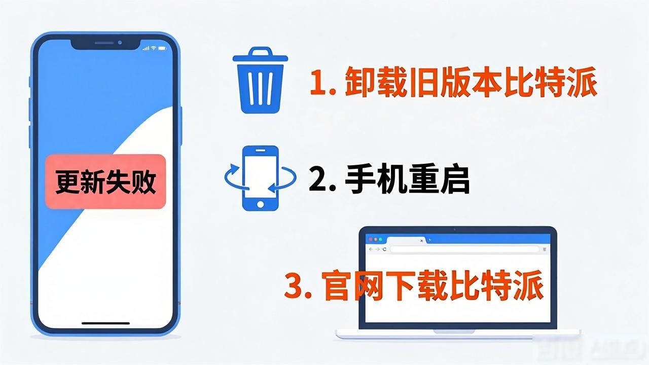 比特派下载出错了？三步教你搞定