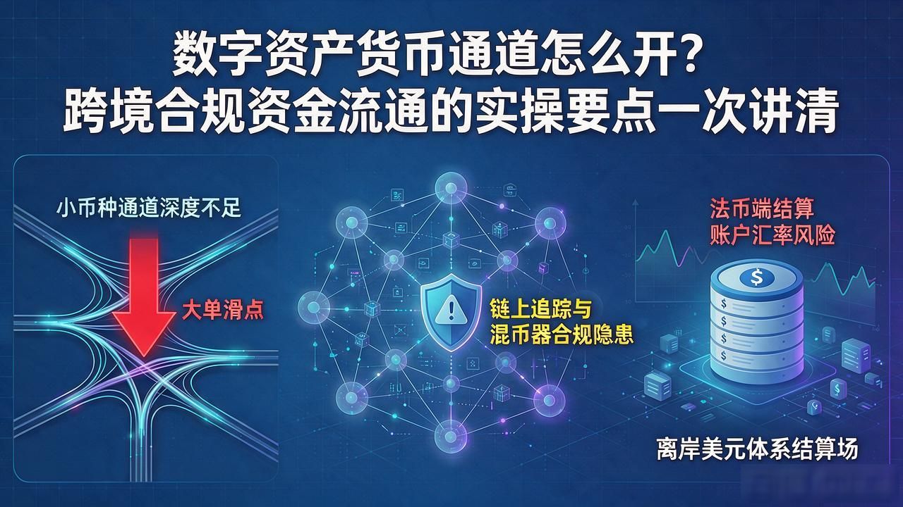 数字资产货币通道怎么开？跨境合规资金流通的实操要点一次讲清