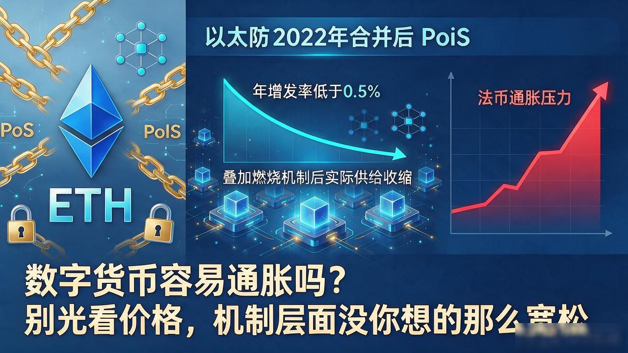 数字货币容易通胀吗？别光看价格，机制层面没你想的那么宽松