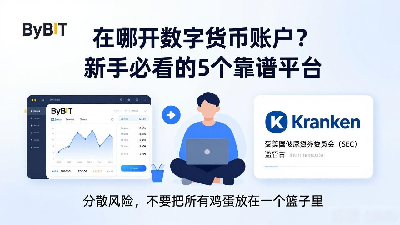 在哪开数字货币账户？新手必看的5个靠谱平台