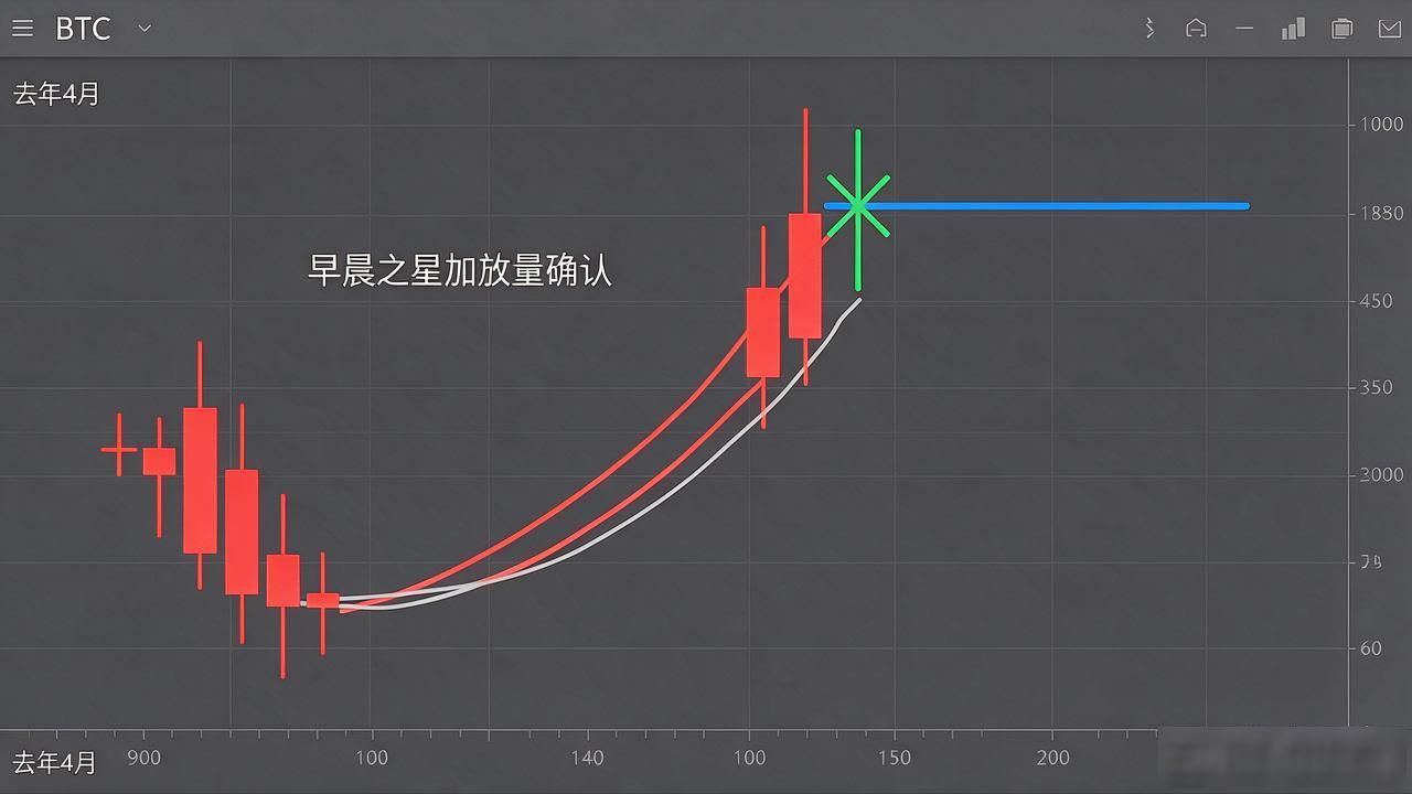 早晨之星黄昏之星_组合K线_数字货币组合k线