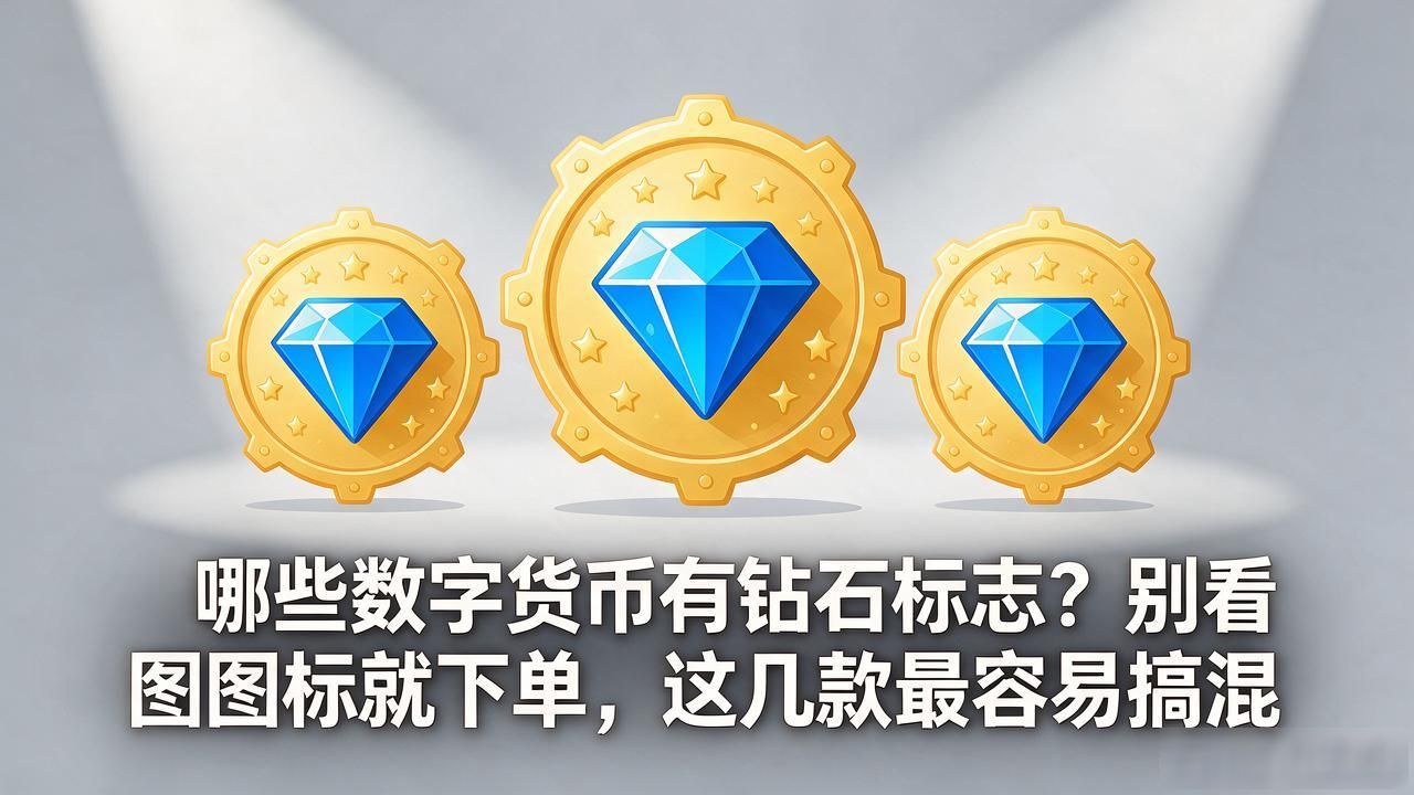 哪些数字货币有钻石标志？别看图标就下单，这几款最容易搞混