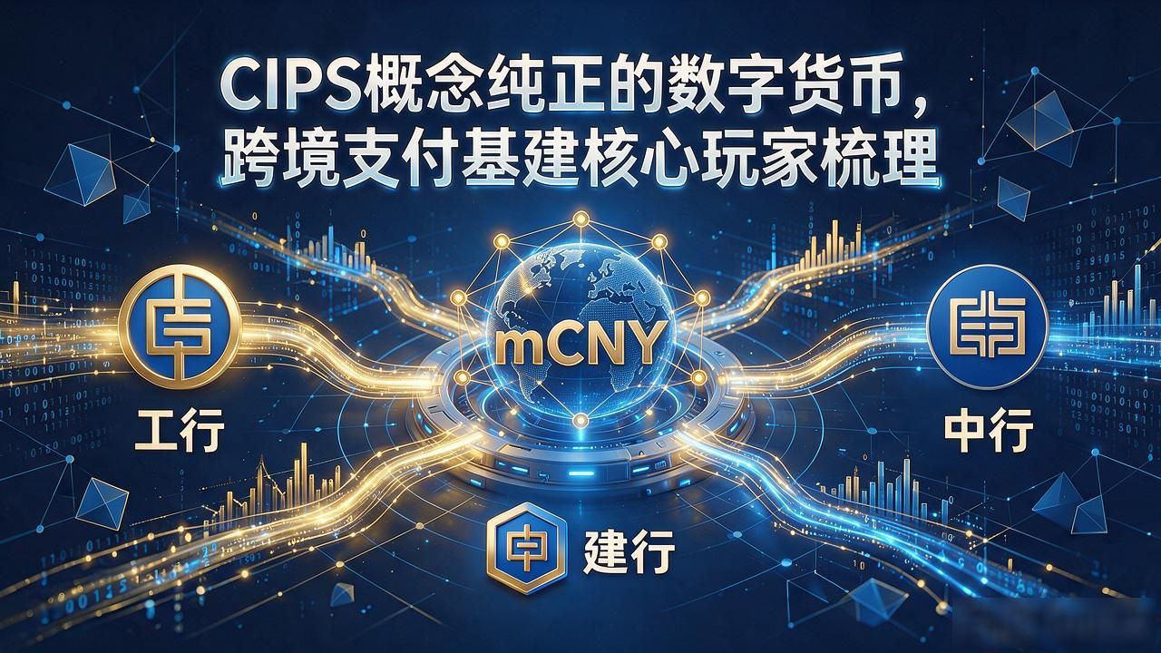 CIPS概念纯正的数字货币，跨境支付基建核心玩家梳理