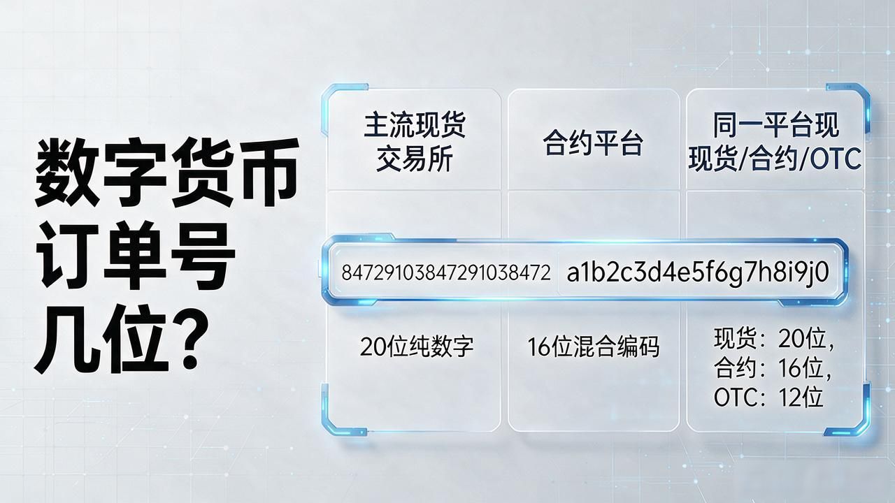 数字货币订单号几位？在交易所干了五年的人跟你讲明白