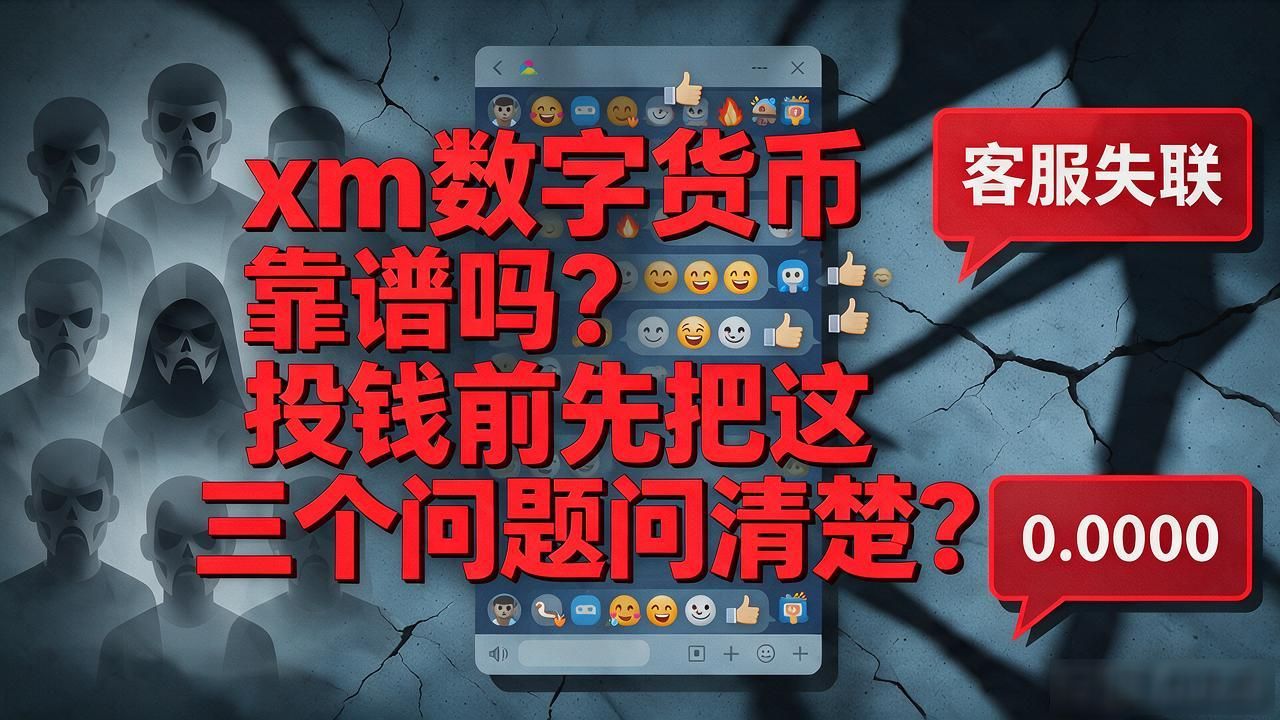 xm数字货币靠谱吗？投钱前先把这三个问题问清楚
