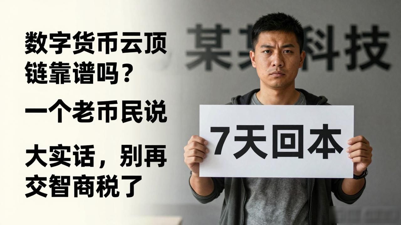 数字货币云顶链靠谱吗？一个老币民说几句大实话，别再交智商税了
