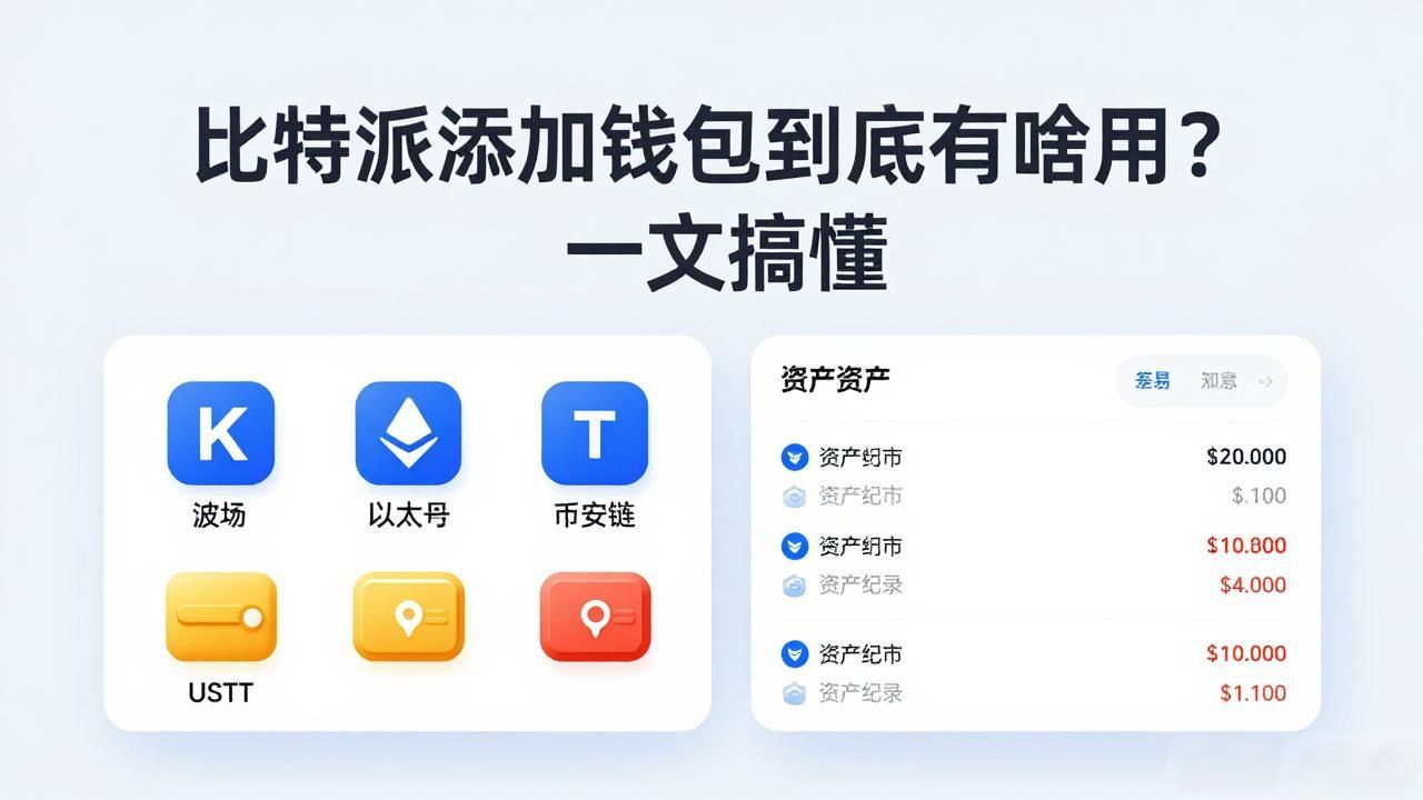 比特派添加钱包管理不同链资产_深度解析比特派钱包添加钱包的意义_比特派添加钱包的重要性