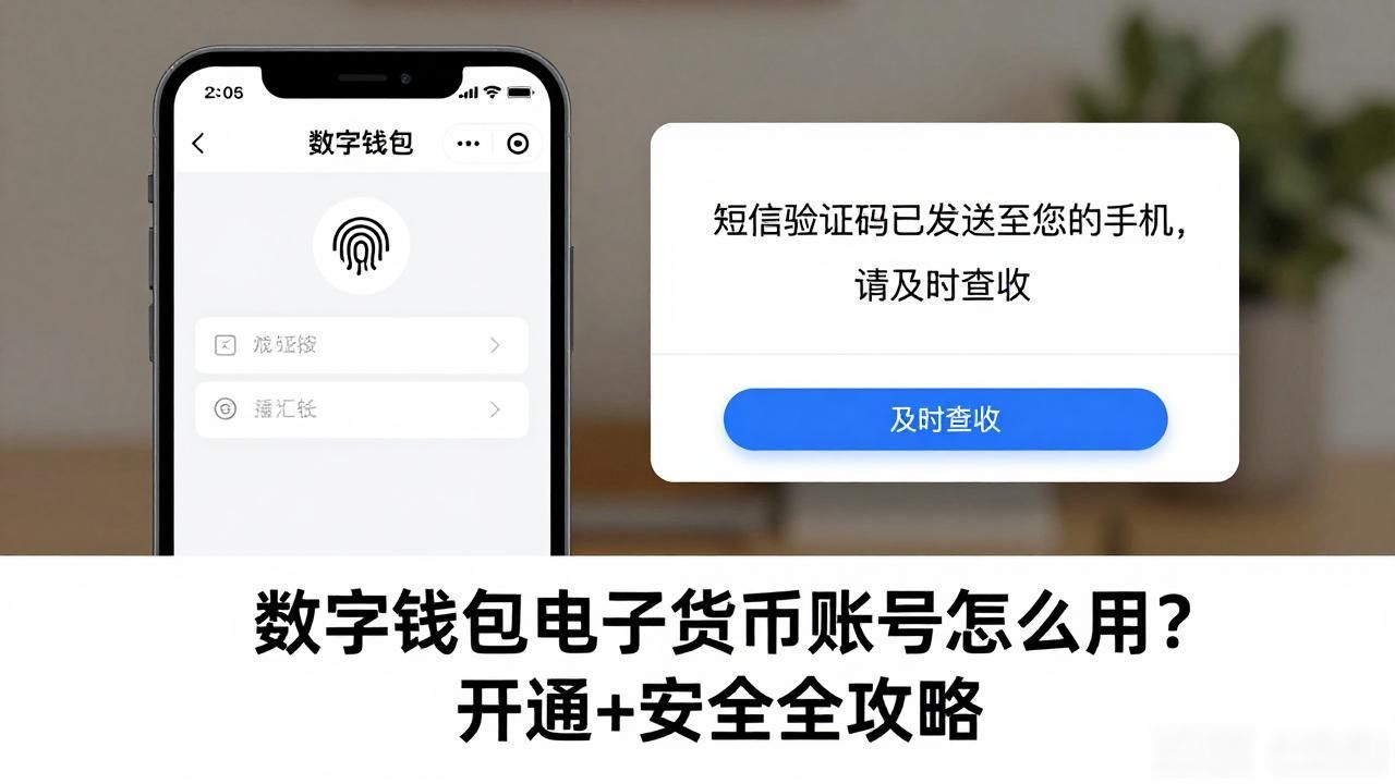 数字钱包电子货币账号怎么用？开通+安全全攻略