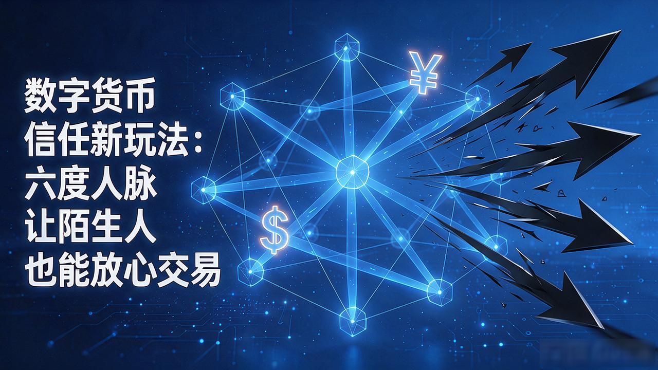 数字货币信任新玩法：六度人脉让陌生人也能放心交易