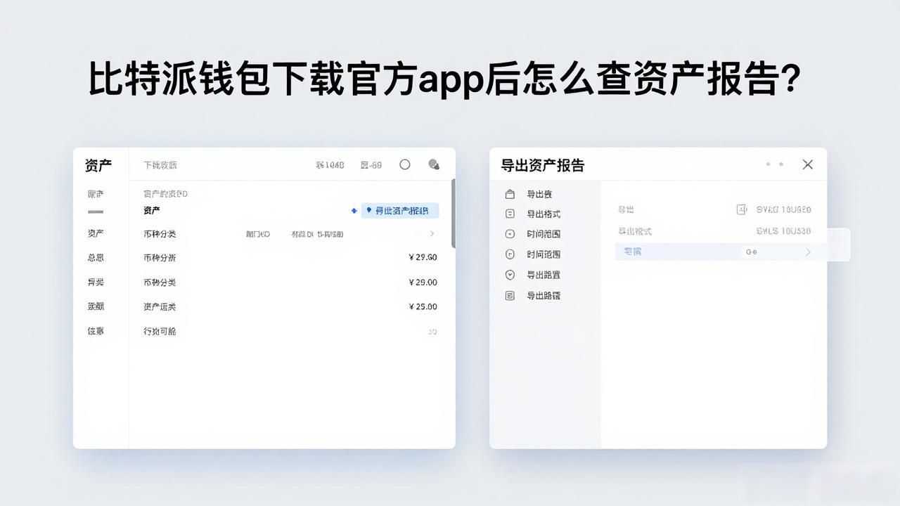 Bitpie钱包资产报告导出_Bitpie官方下载_如何通过比特派钱包下载官方app获取资产报告？