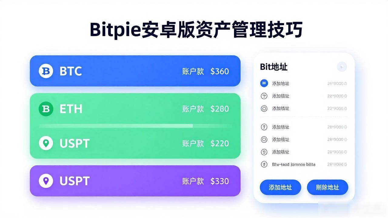 Bitpie钱包安卓版操作流程_通过Bitpie钱包安卓版进行高效资产管理的技巧_Bitpie钱包安卓版资产安全管理