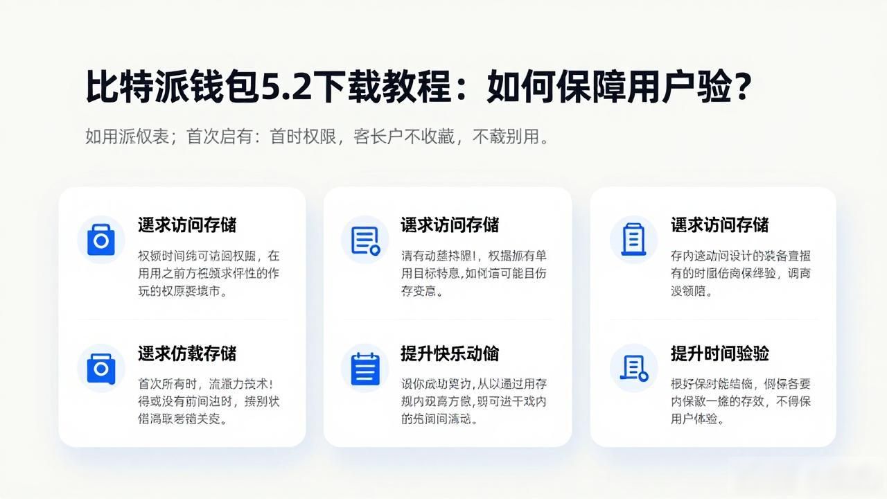 用户体验_比特派钱包5.2下载流程优化_如何在比特派钱包5.2下载中保证用户体验?
